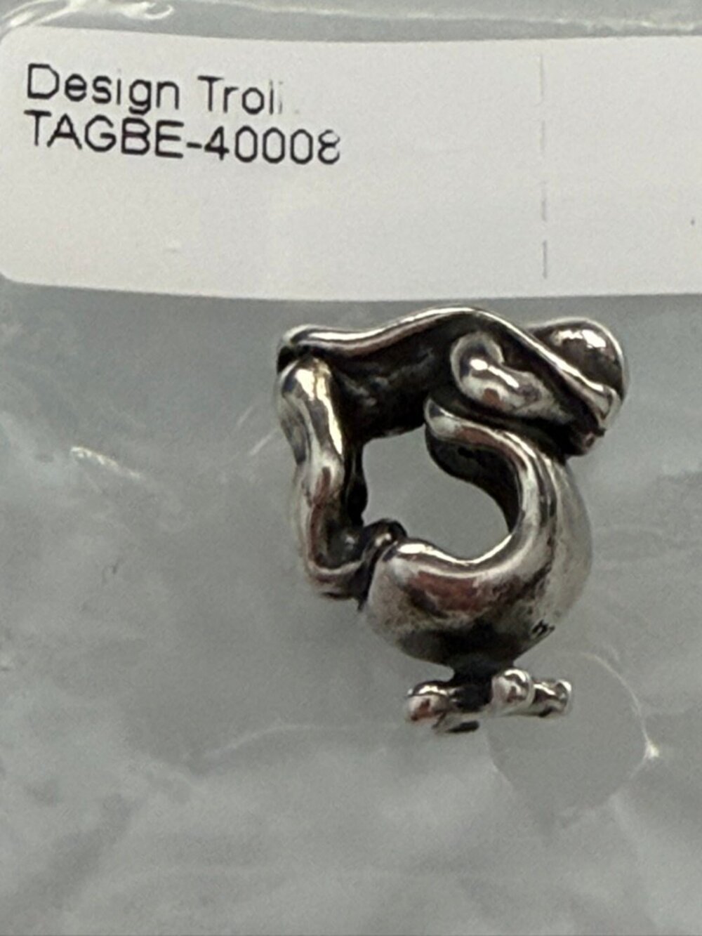Trollbeads Retired Silver Design Troll TAGBE-40008